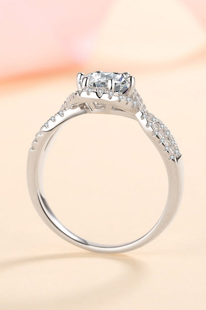 Feel The Joy 925 Sterling Silver Moissanite Ring