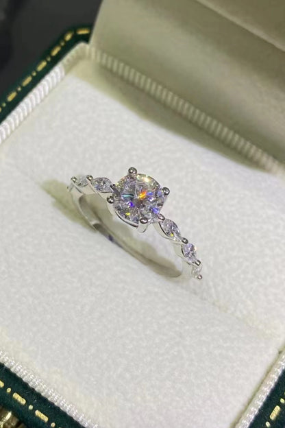 Now I See 1 Carat Moissanite Ring