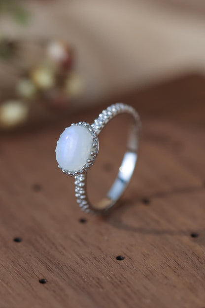 Moonstone 925 Sterling Silver Ring